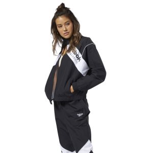 Reebok Classic Track Jacke Damen - Schwarz - DE 730-JVU